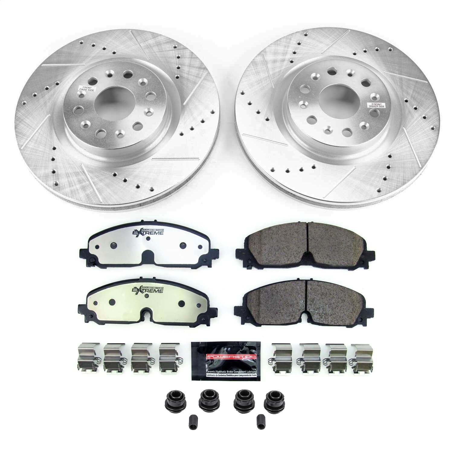 PowerStop Front Z36 Truck & Tow Brake Kit | Cadillac XT5 (2021–2022) (K8743-36)