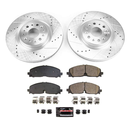 PowerStop Front Z23 Evolution Brake Kit | Cadillac XT5 (2021) (K8743)