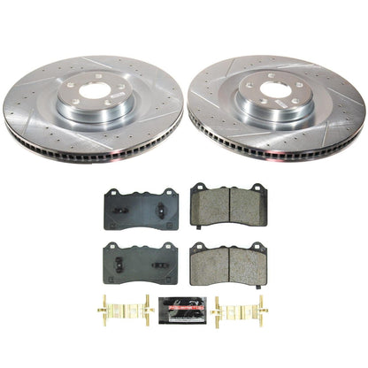 PowerStop Front Z23 Evolution Brake Kit | Ford Mustang Mach-E 2021–2023 (K8745)