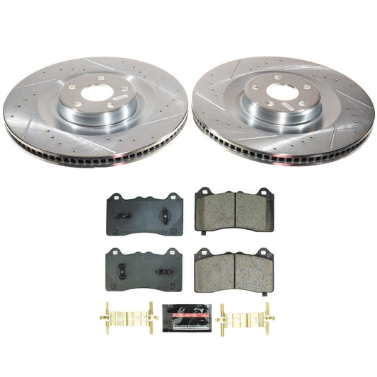 PowerStop Front Z23 Evolution Brake Kit | Ford Mustang Mach-E 2021–2023 (K8745)