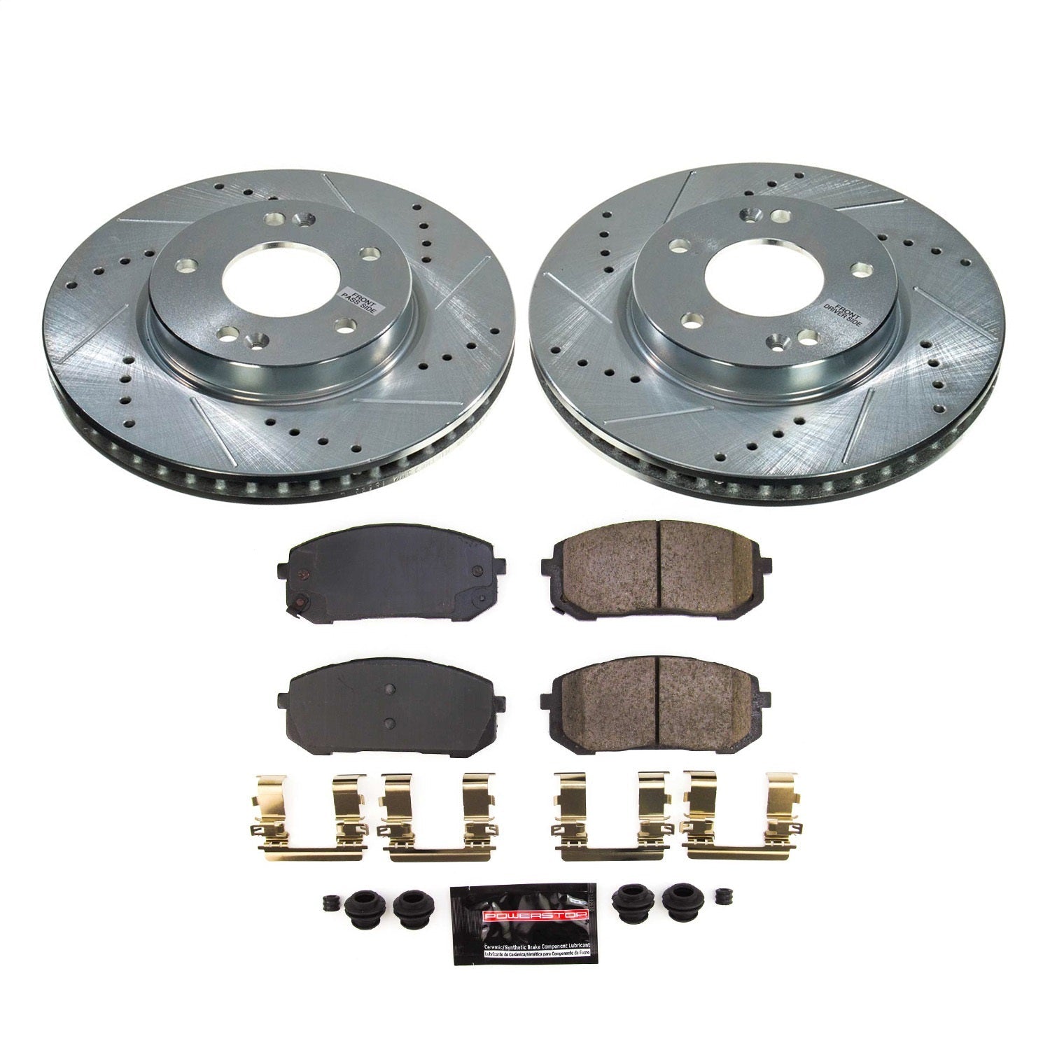 PowerStop Front Z23 Evolution Brake Kit | Hyundai Elantra (2021–2022) (K8748)