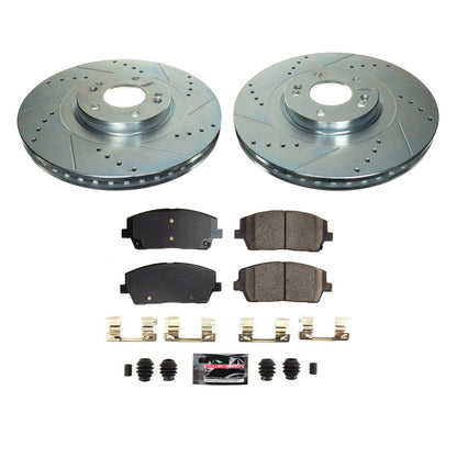 PowerStop Front Z23 Evolution Brake Kit | Kia Telluride 2020–2022 (K8750)