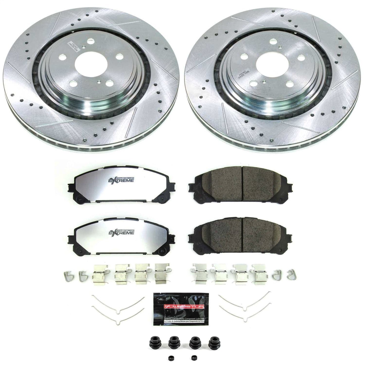 PowerStop Front Z36 Truck & Tow Brake Kit | Toyota Highlander (2020–2022) (K8753-36)