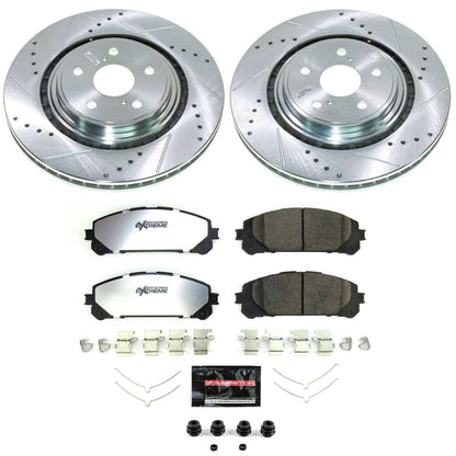 PowerStop Front Z36 Truck & Tow Brake Kit | Toyota Highlander (2020–2022) (K8753-36)