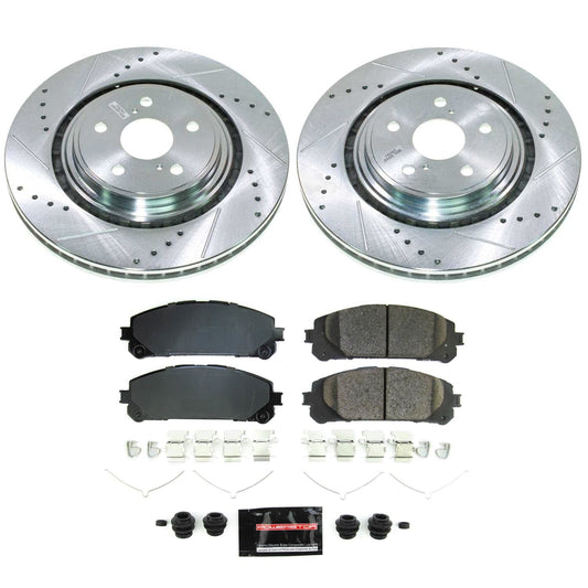 PowerStop Front Z23 Evolution Brake Kit | Toyota Highlander (2020–2022) (K8753)