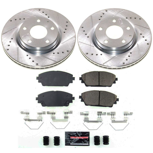 PowerStop Front Z23 Evolution Brake Kit | Mazda 3 (2019–2023) (K8754)