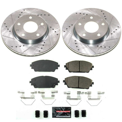 PowerStop Front Z23 Evolution Brake Kit | Mazda 3 2019–2023 (K8756)