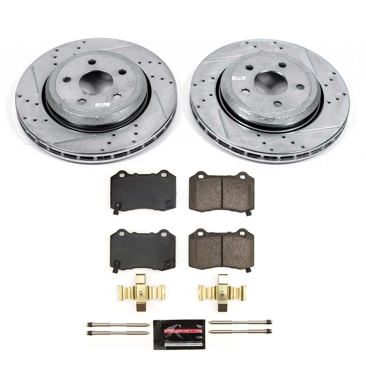 PowerStop Rear Z23 Evolution Brake Kit | Jeep Grand Cherokee 2018–2021 (K8758)