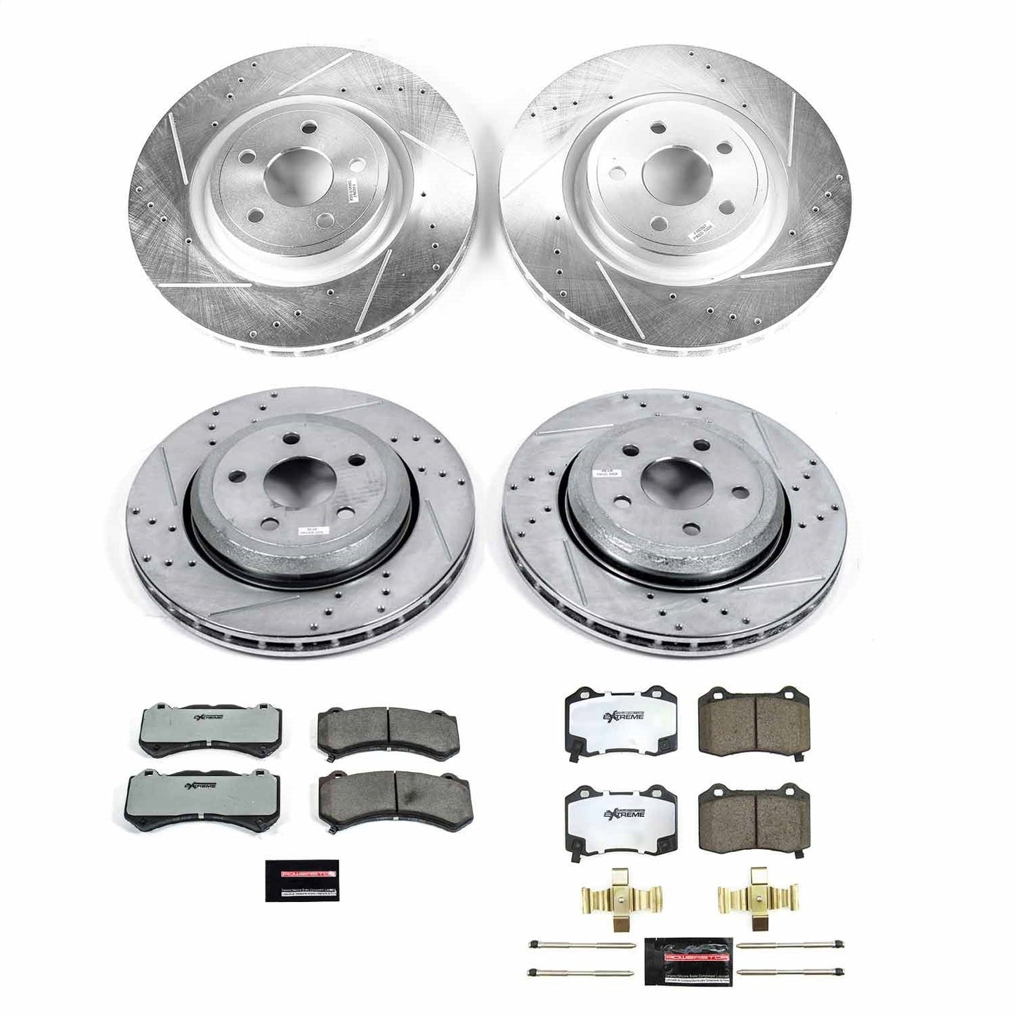 PowerStop Front and Rear Z26 Street Brake Kit | Jeep Grand Cherokee (2018–2020) (K8760-26)