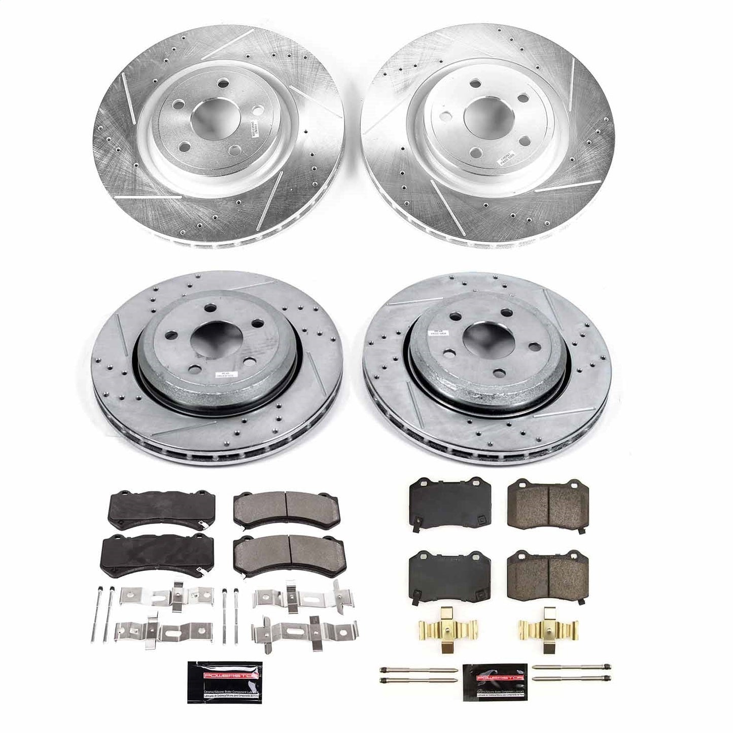 PowerStop Front and Rear Z23 Evolution Brake Kit | Jeep Grand Cherokee 2018–2020 (K8760)