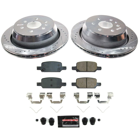 PowerStop Rear Z23 Evolution Brake Kit | Chevrolet Colorado (2021–2022) (K8761)