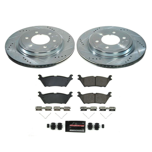 PowerStop Rear Z23 Evolution Brake Kit | Lincoln Navigator (2022) (K8764)