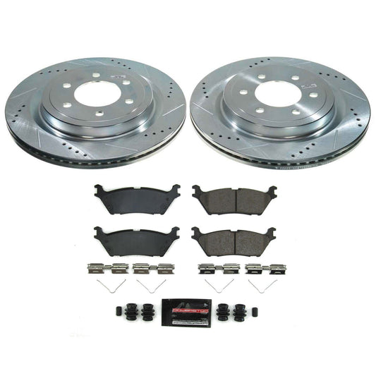 PowerStop Rear Z23 Evolution Brake Kit | Ford F-150 (2021–2022) (K8765)