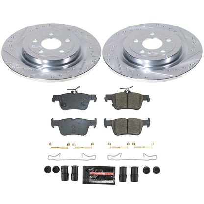 PowerStop Rear Z23 Evolution Brake Kit | Ford Mustang Mach-E 2021–2023 (K8766)