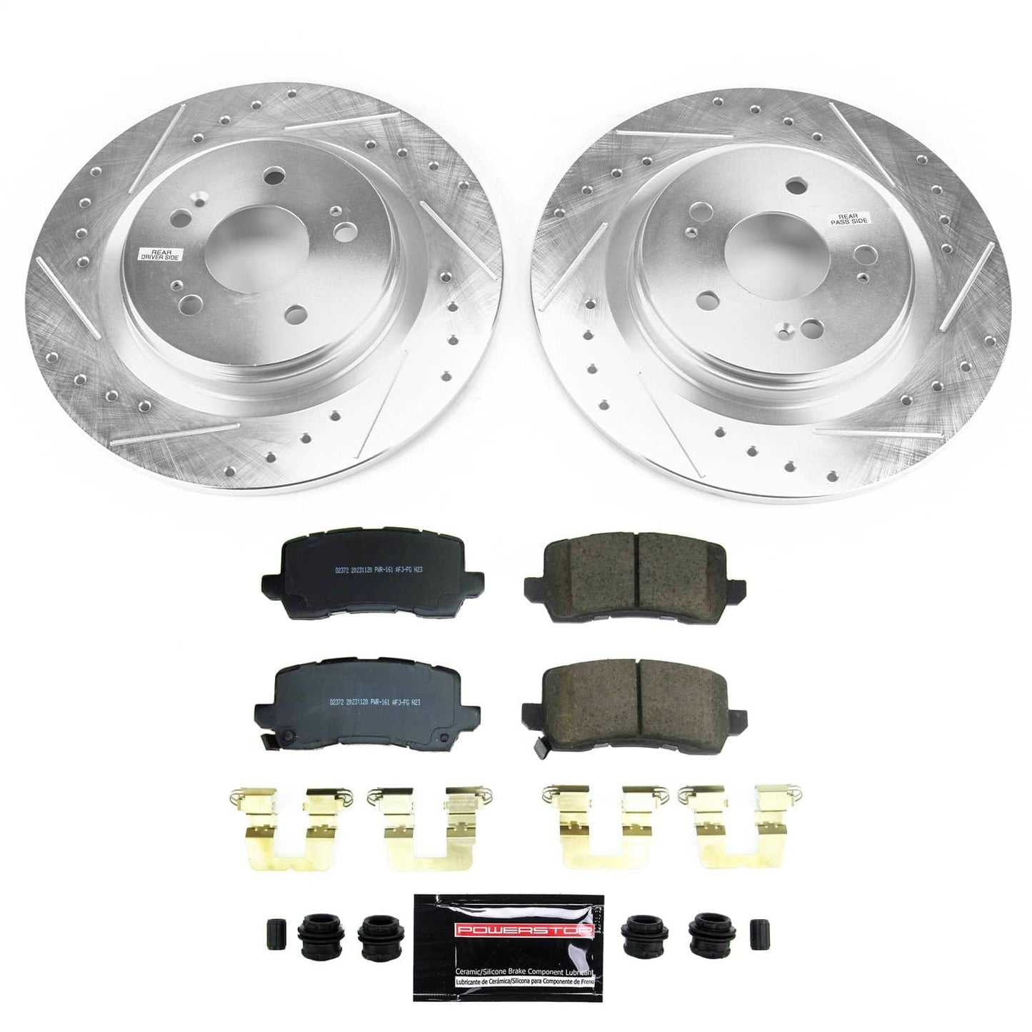 PowerStop Rear Z23 Evolution Brake Kit | Honda Odyssey (2021–2022) (K8768)