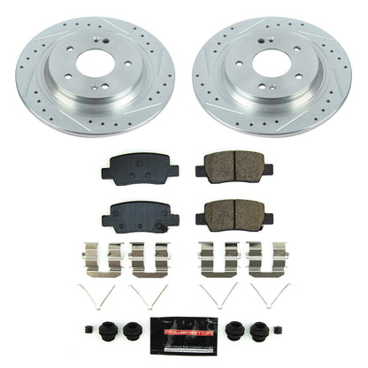 PowerStop Rear Z23 Evolution Brake Kit | Kia Seltos (2021) (K8770)