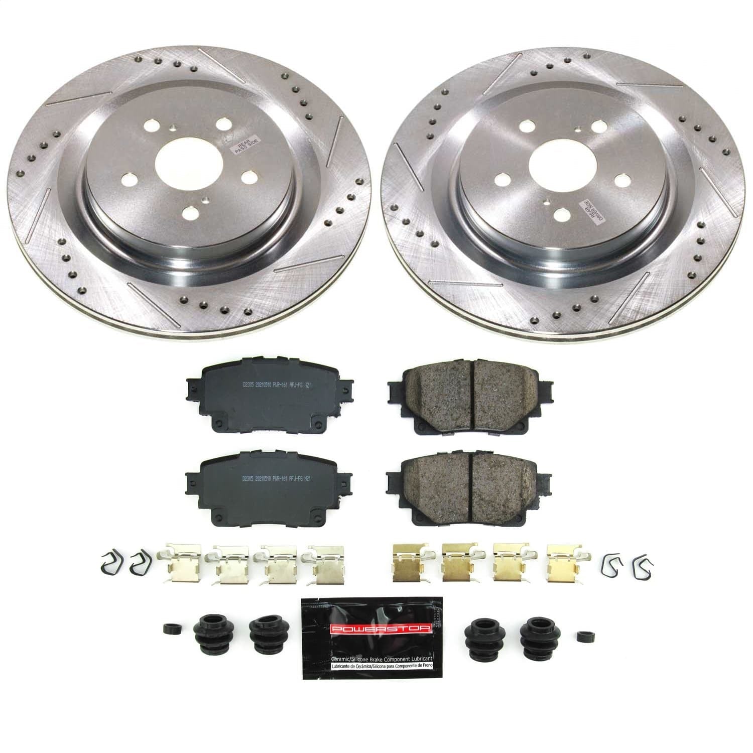 PowerStop Rear Z23 Evolution Brake Kit | Toyota Highlander 2020–2022 (K8773)