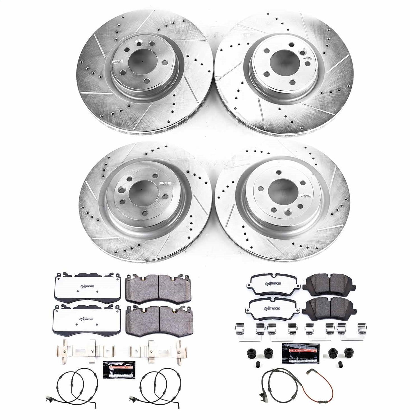 PowerStop Front and Rear Z36 Truck & Tow Brake Kit | Land Rover Range Rover (2019–2022) (K8789-36)