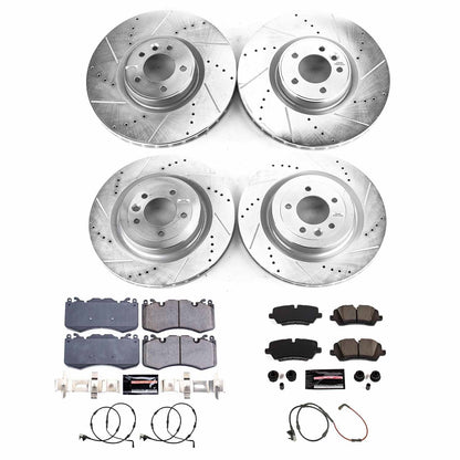 PowerStop Front & Rear Z23 Evolution Brake Kit | Land Rover Range Rover (2019–2021) (K8789)
