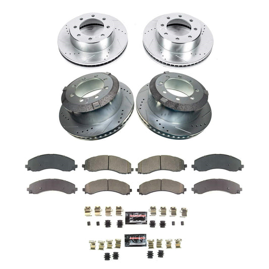 PowerStop Front and Rear Z23 Evolution Brake Kit | Ram 3500 2019–2022 (K8792)