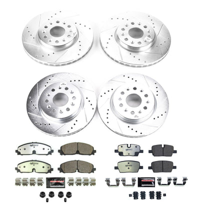 PowerStop Front and Rear Z36 Truck & Tow Brake Kit | GMC Acadia (2021) (K8794-36)
