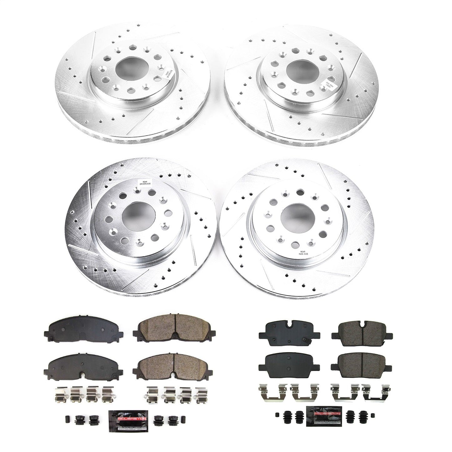 PowerStop Front & Rear Z23 Evolution Brake Kit | GMC Acadia (2021) (K8794)