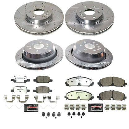 PowerStop Front and Rear Z36 Truck & Tow Brake Kit | Chevrolet Colorado (2021–2022) (K8797-36)