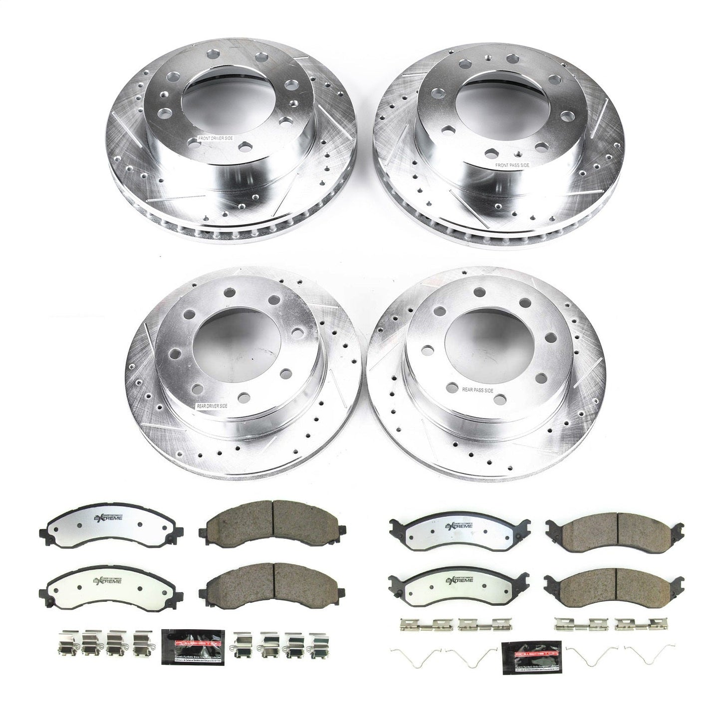 PowerStop Front and Rear Z36 Truck & Tow Brake Kit | GMC Savana 3500 (2021–2022) (K8798-36)