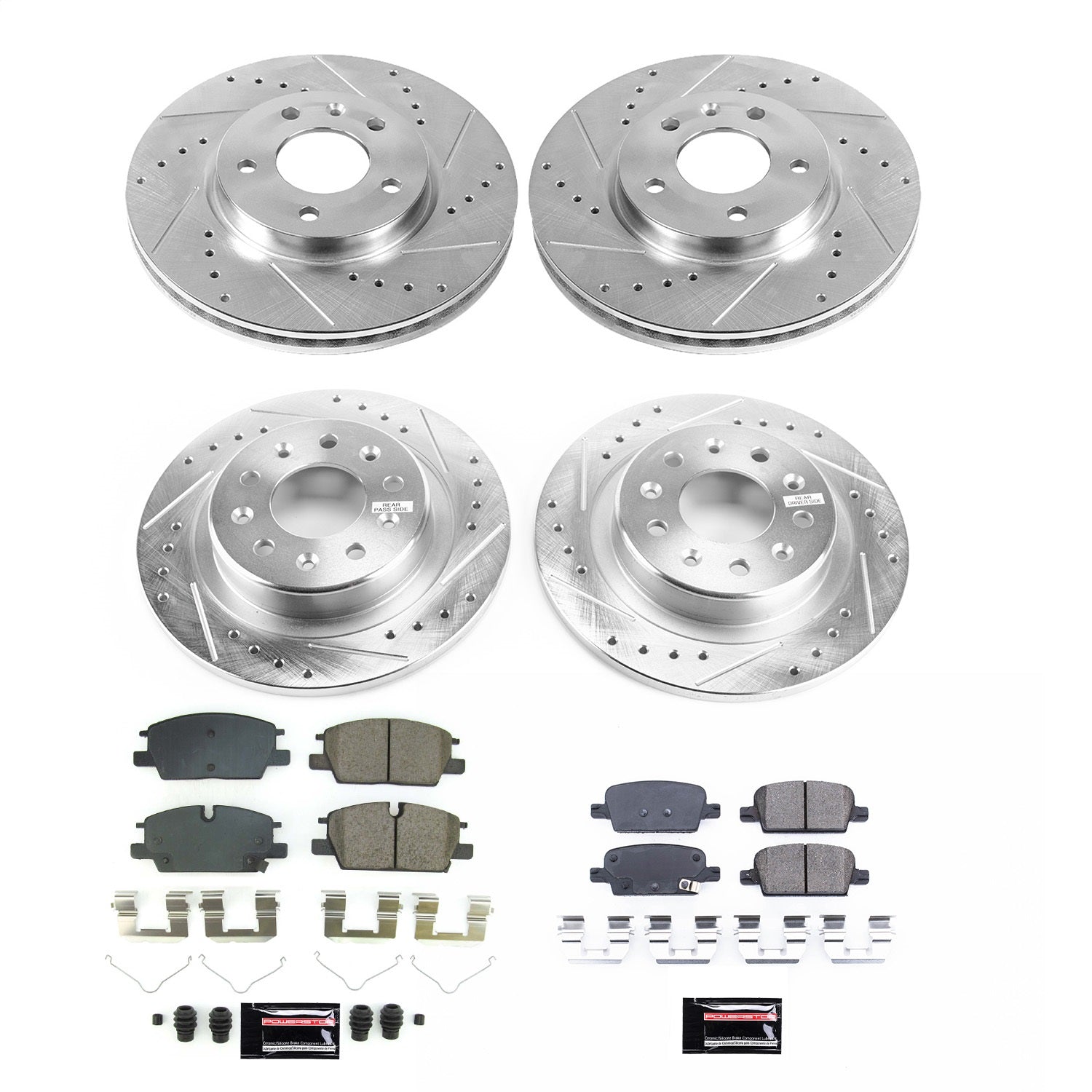 PowerStop Front & Rear Z23 Evolution Brake Kit | Chevrolet Malibu (2021) (K8800)
