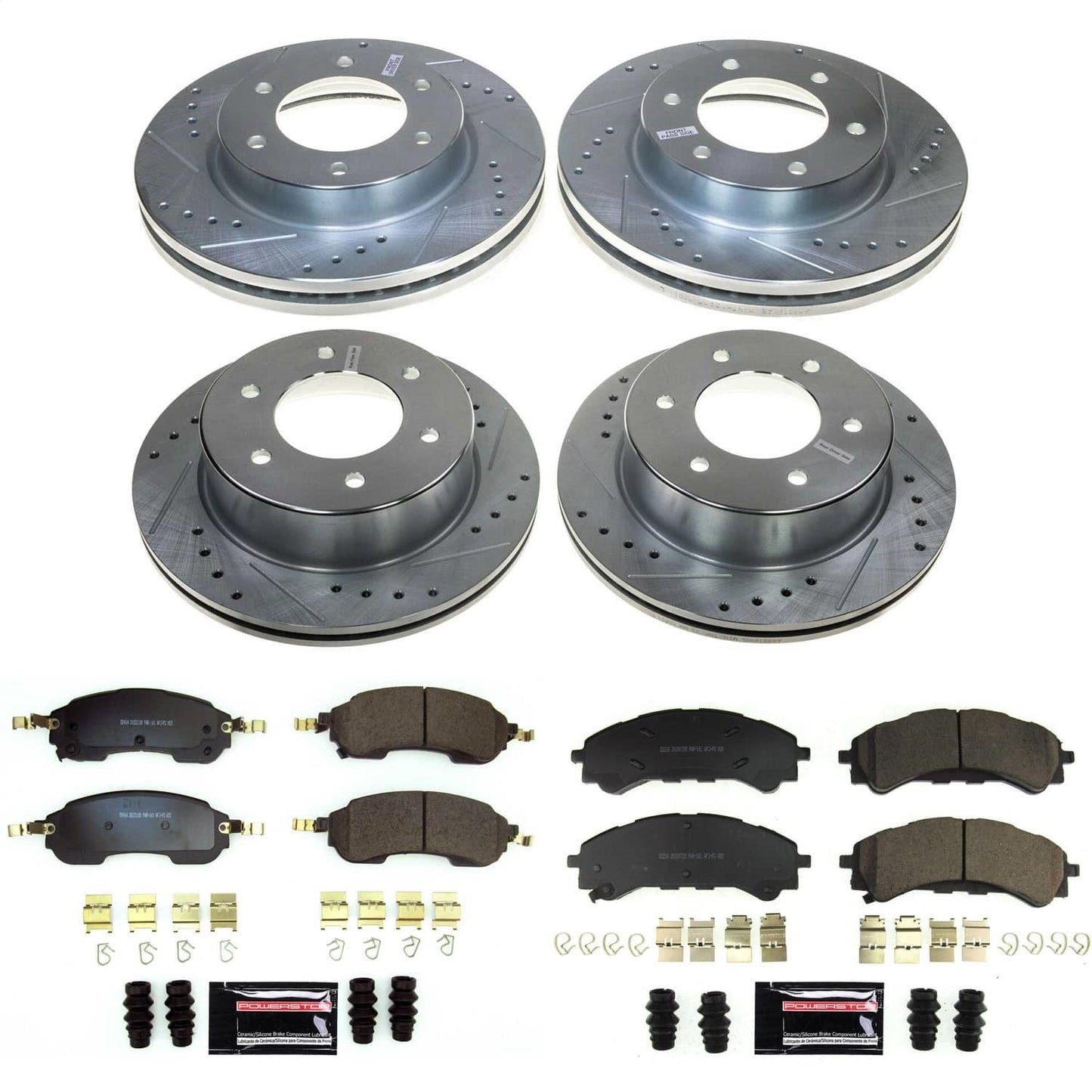PowerStop Front and Rear Z23 Evolution Brake Kit | Ford Bronco 2021–2023 (K8802)