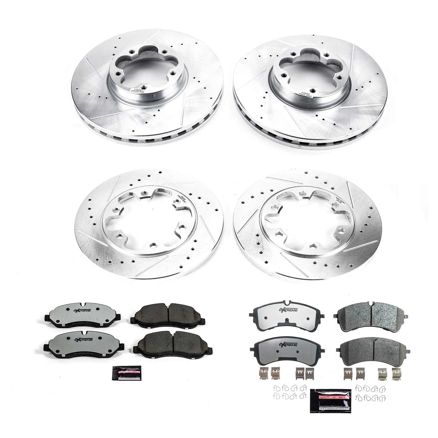 PowerStop Front & Rear Z36 Truck & Tow Brake Kit | Ford Transit-350 HD (2020) (K8806-36)