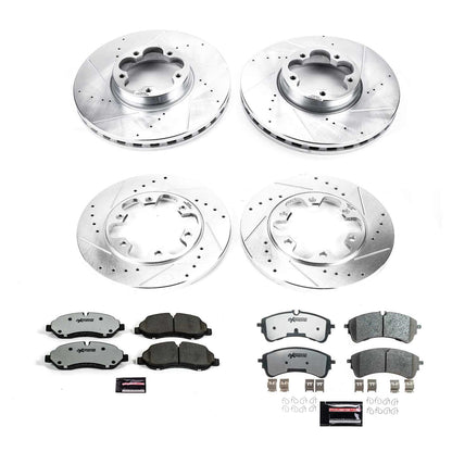 PowerStop Front & Rear Z36 Truck & Tow Brake Kit | Ford Transit-350 HD (2020) (K8806-36)