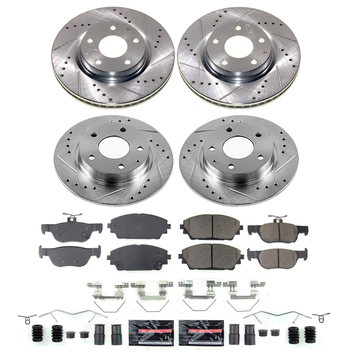 PowerStop Front and Rear Z23 Evolution Brake Kit | Mazda 3 2019–2023 (K8813)