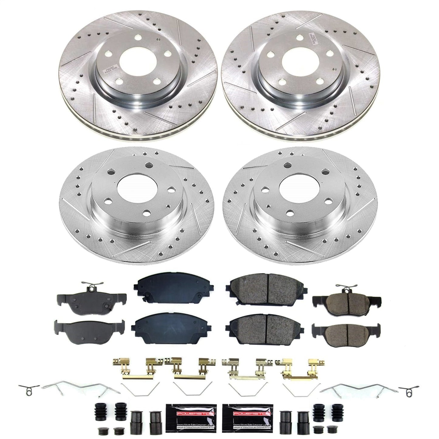 PowerStop Front and Rear Z23 Evolution Brake Kit | Mazda CX-30 (2020–2022) (K8815)