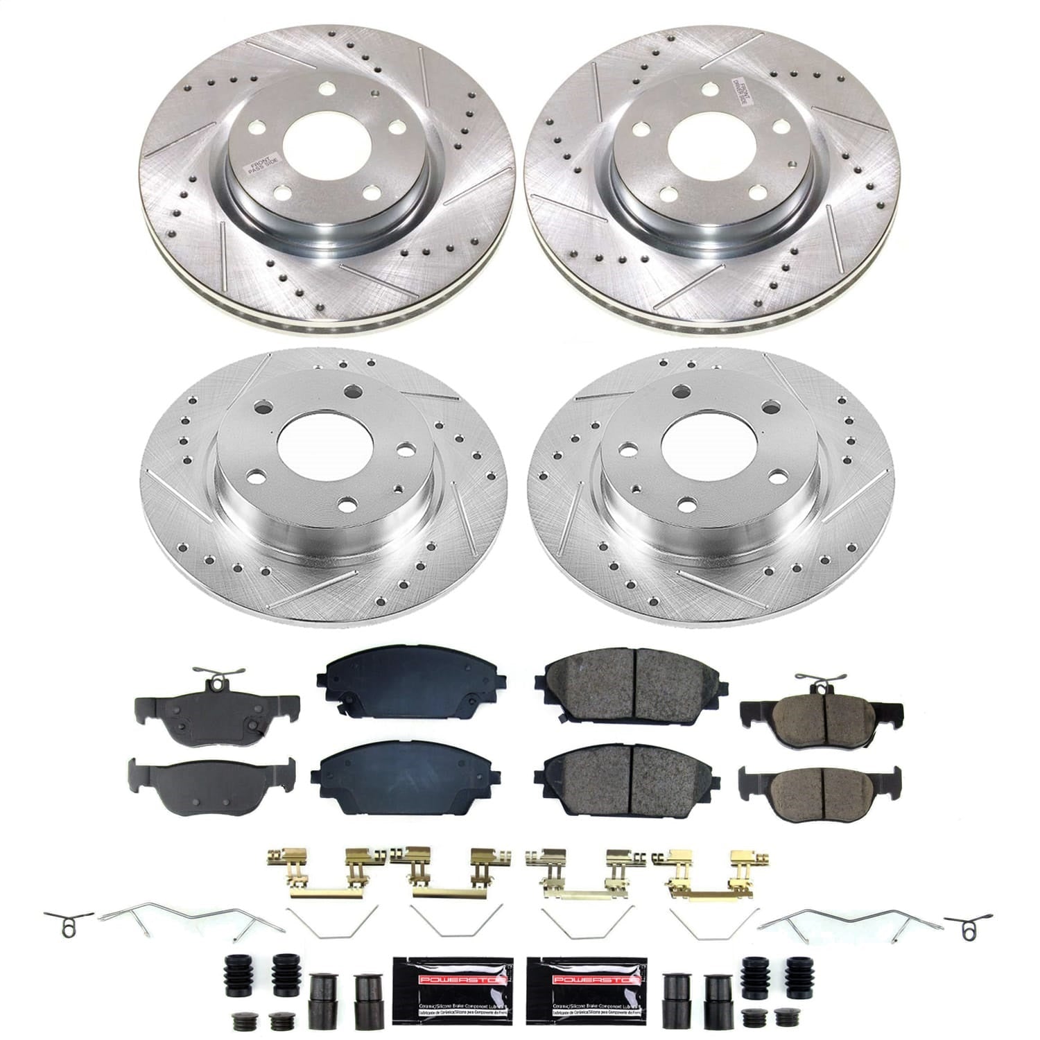 PowerStop Front and Rear Z23 Evolution Brake Kit | Mazda CX-30 (2020–2022) (K8815)