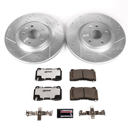 PowerStop Front Z26 Street Warrior Brake Kit | Cadillac XTS (2013–2019) (K8825-26)