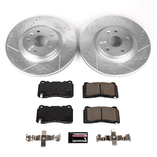 PowerStop Front Z23 Evolution Brake Kit | Cadillac XTS (2013–2019) (K8825)