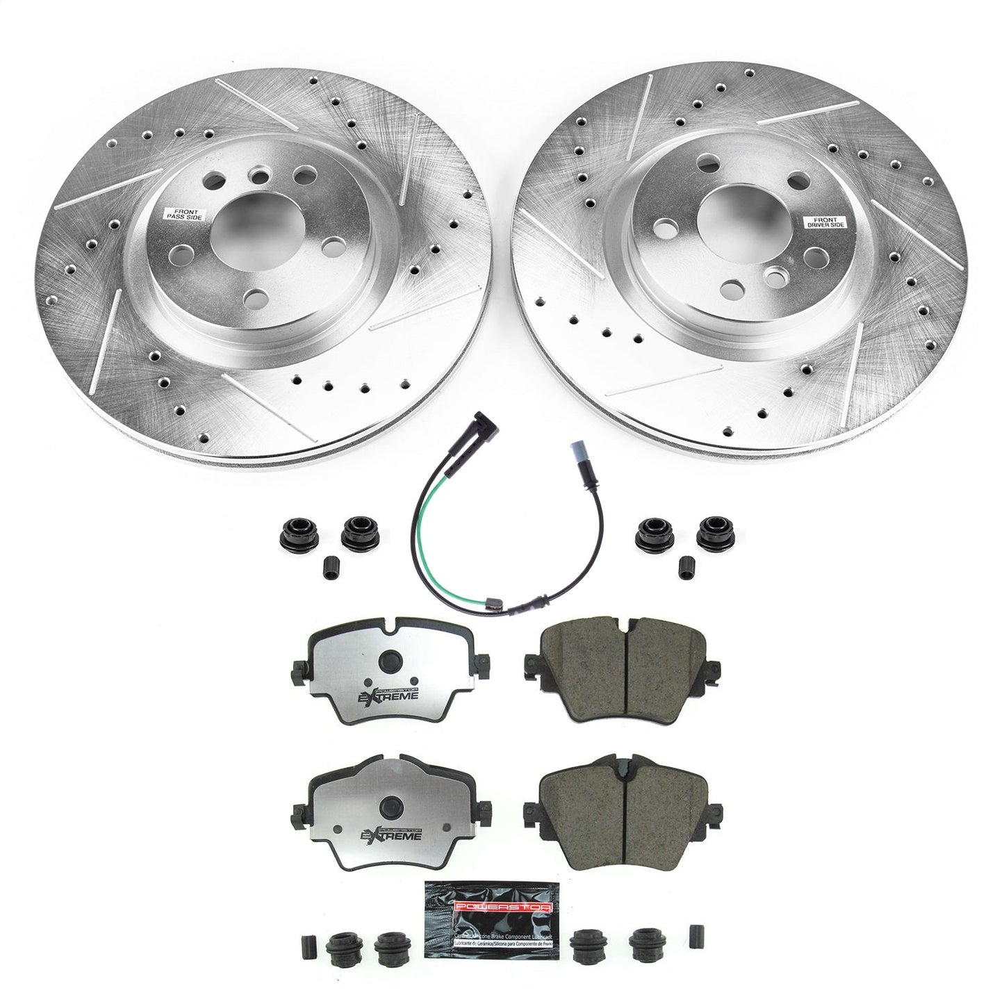 PowerStop Front Z26 Street Warrior Brake Kit | Mini Cooper Countryman (2021) (K8827-26)