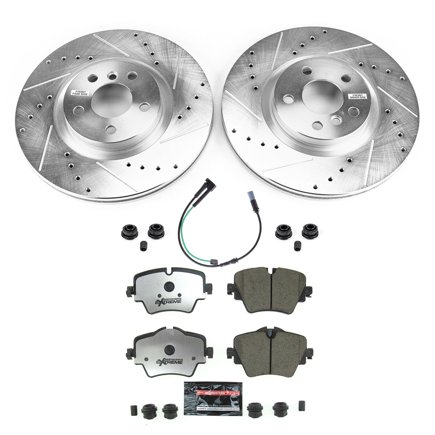 PowerStop Front Z26 Street Warrior Brake Kit | Mini Cooper Countryman (2021) (K8827-26)