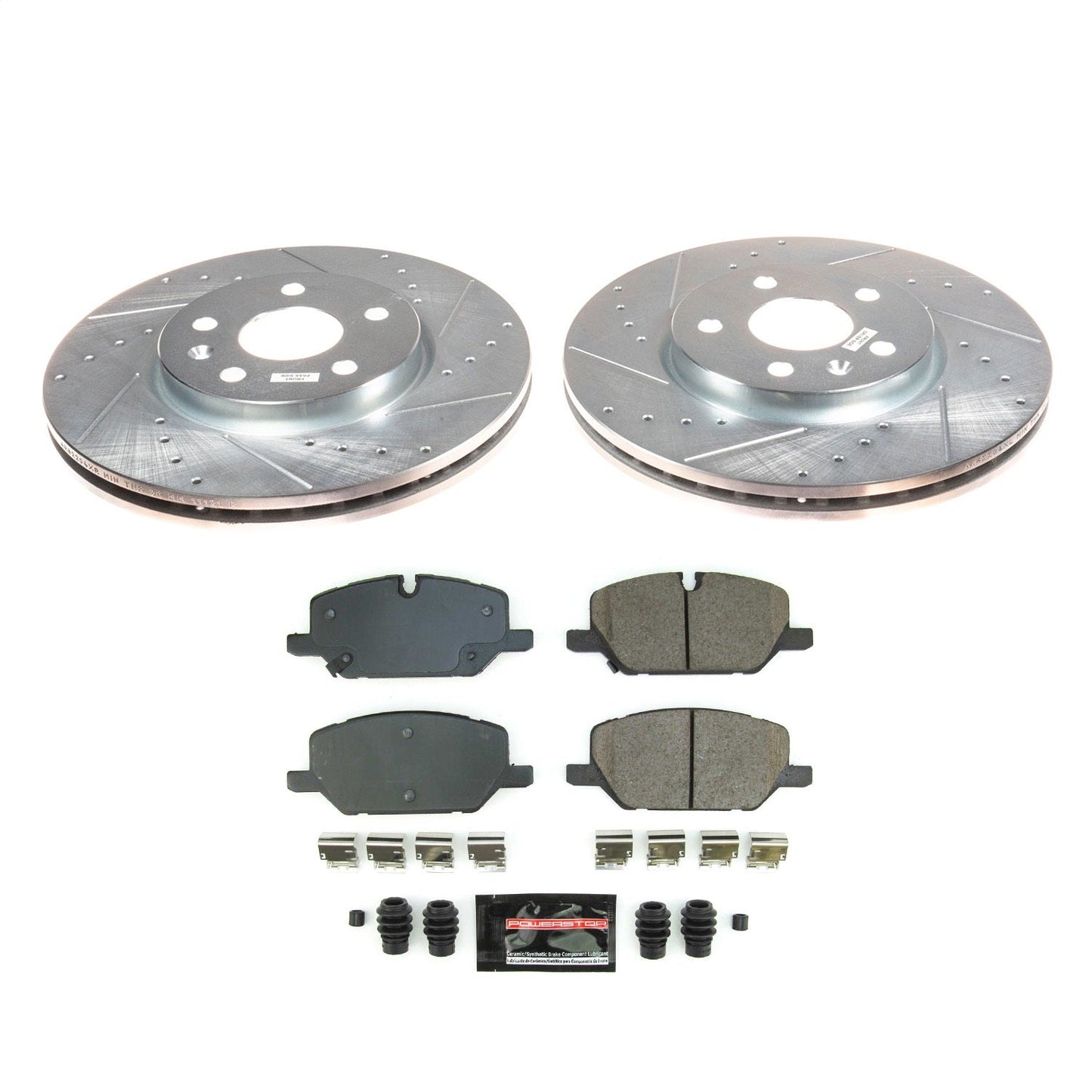 PowerStop Front Z23 Evolution Brake Kit | Cadillac XT4 (2020–2021) (K8829)