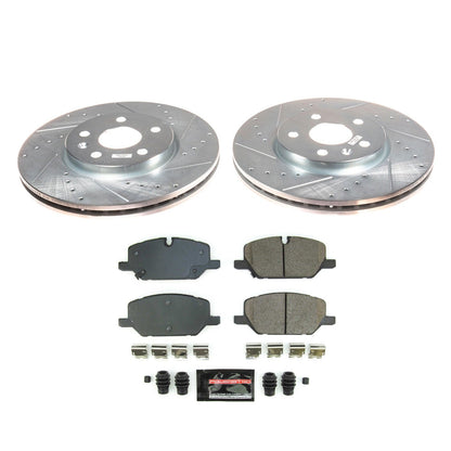 PowerStop Front Z23 Evolution Brake Kit | Cadillac XT4 (2020–2021) (K8829)