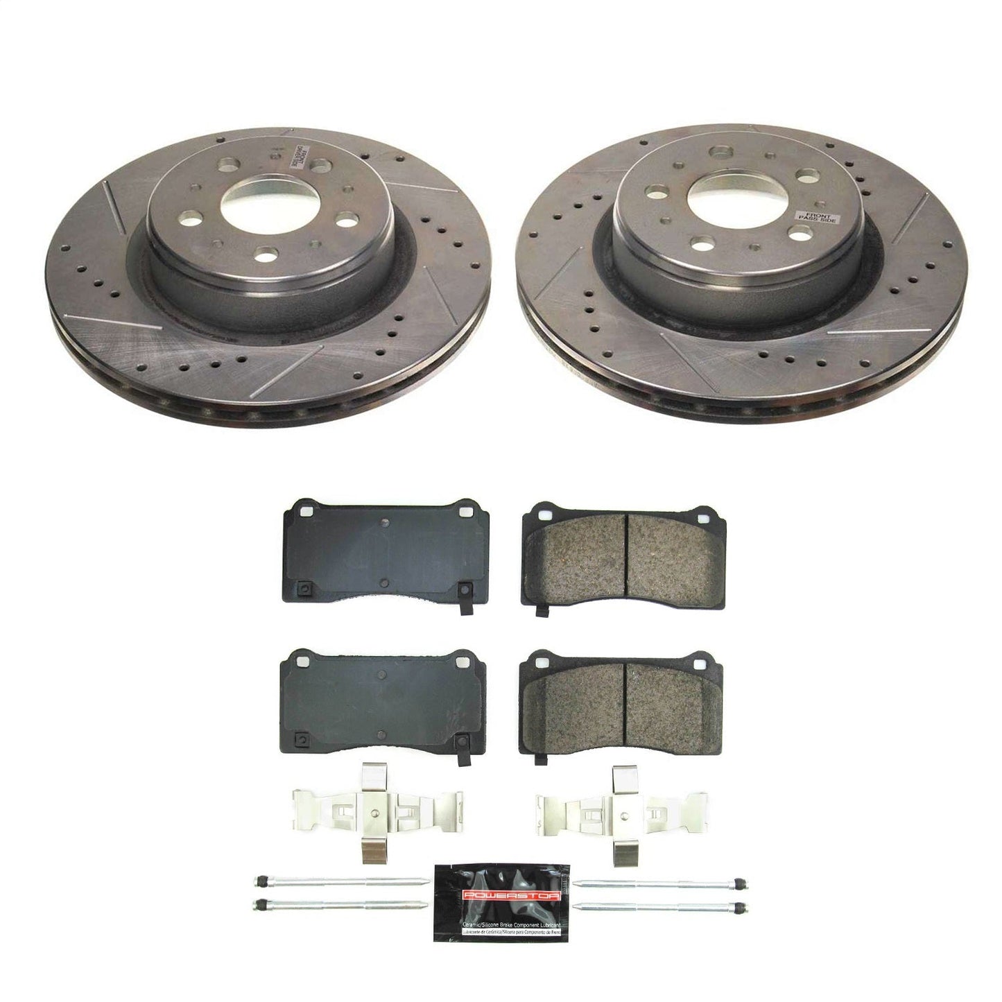PowerStop Front Z23 Evolution Brake Kit | Tesla 3 (2017–2021) (K8844)