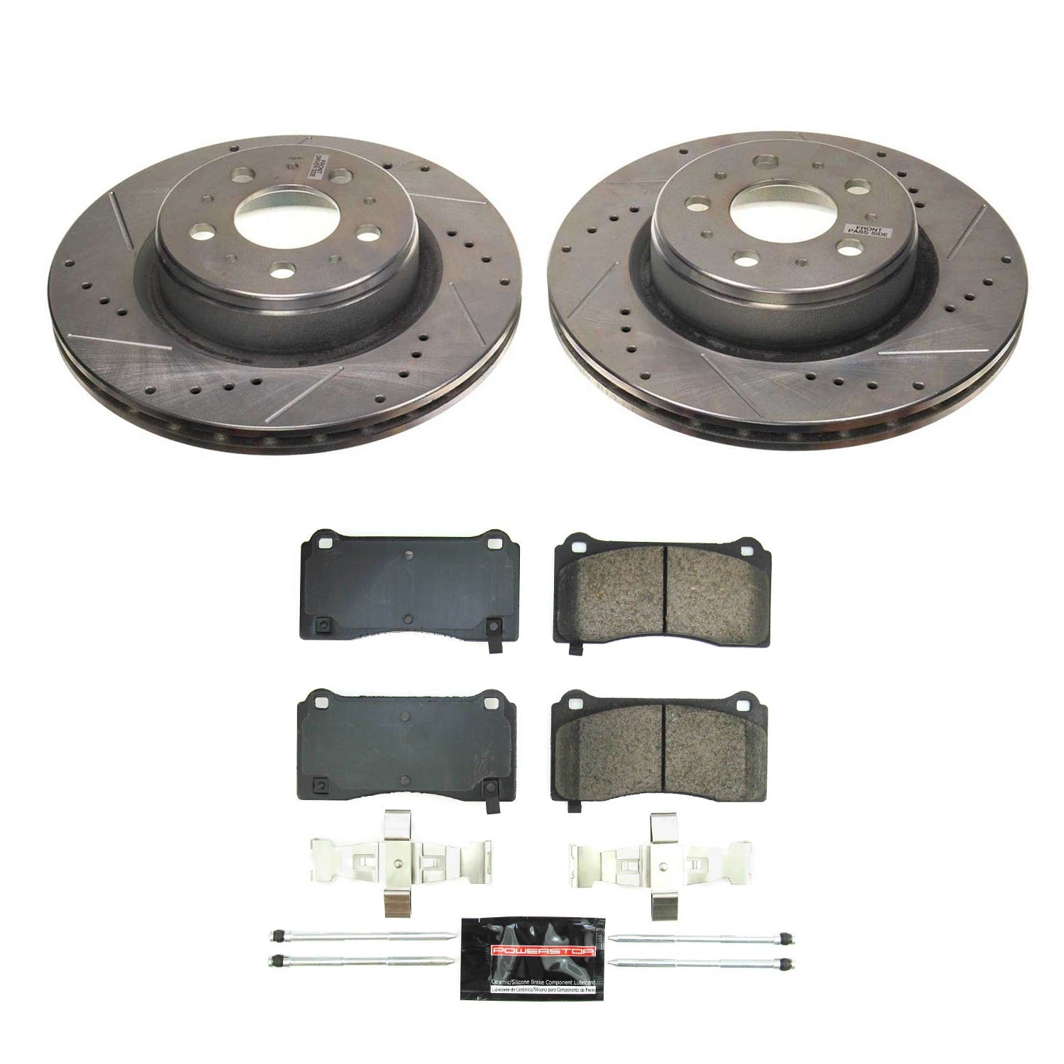 PowerStop Front Z23 Evolution Brake Kit | Tesla 3 (2017–2021) (K8844)