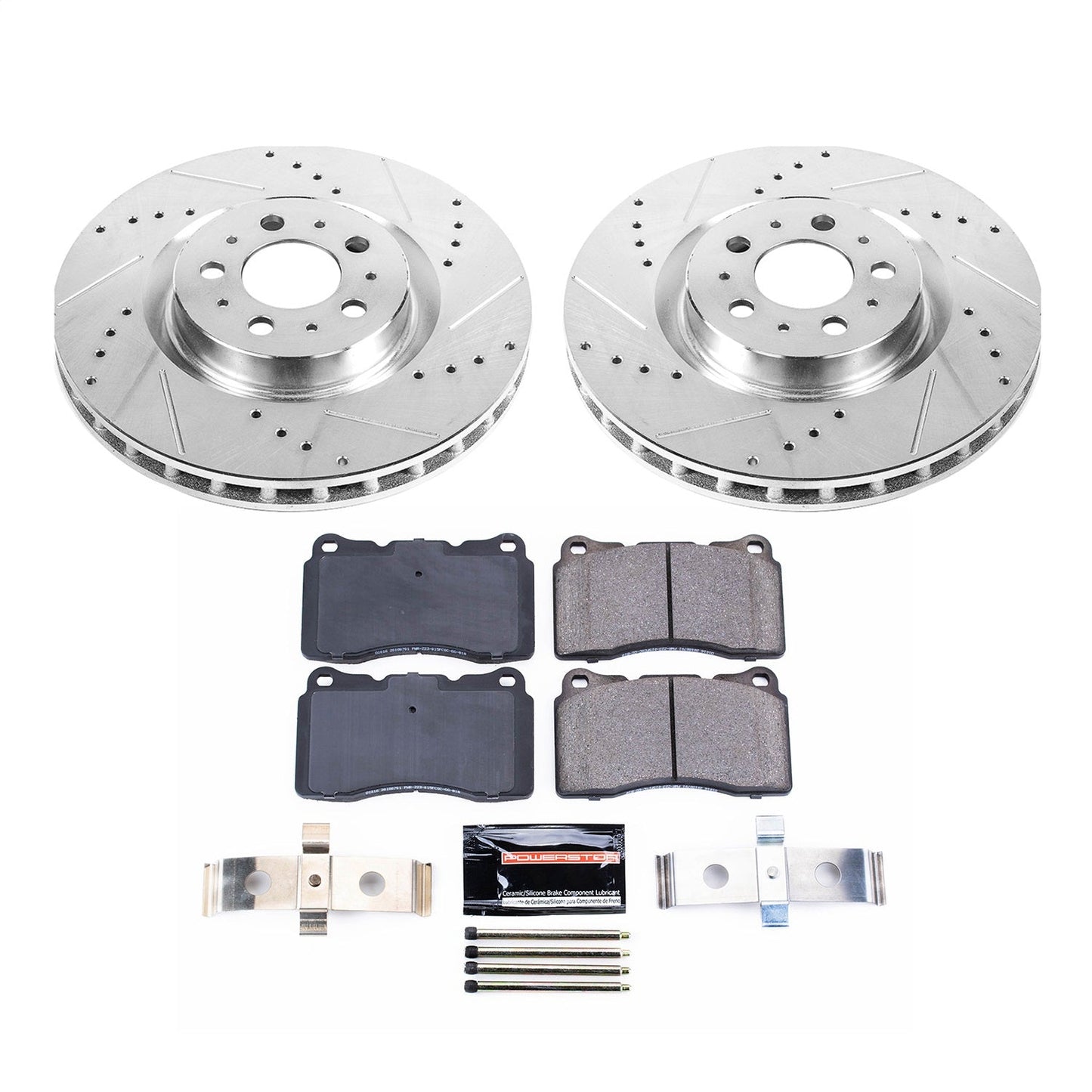 PowerStop Front Z23 Evolution Brake Kit | Volvo S60 (2004–2007) (K8845)