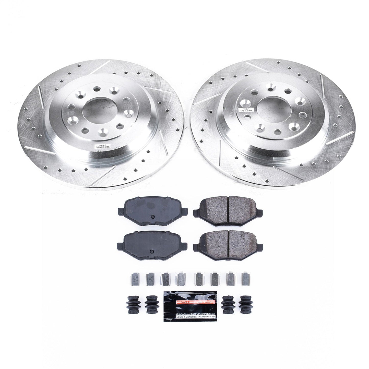 PowerStop Rear Z23 Evolution Brake Kit | Ford Edge (2013–2014) (K8846)