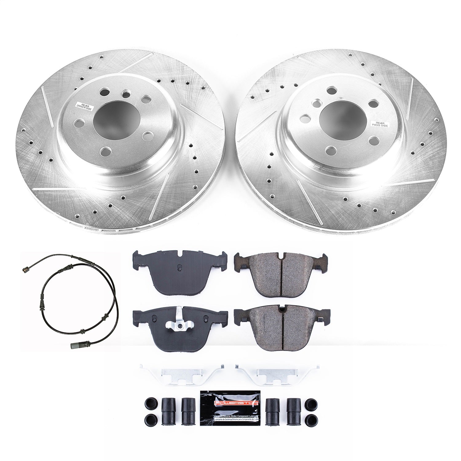 PowerStop Rear Z23 Evolution Brake Kit | BMW 740i (2011–2015) (K8848)