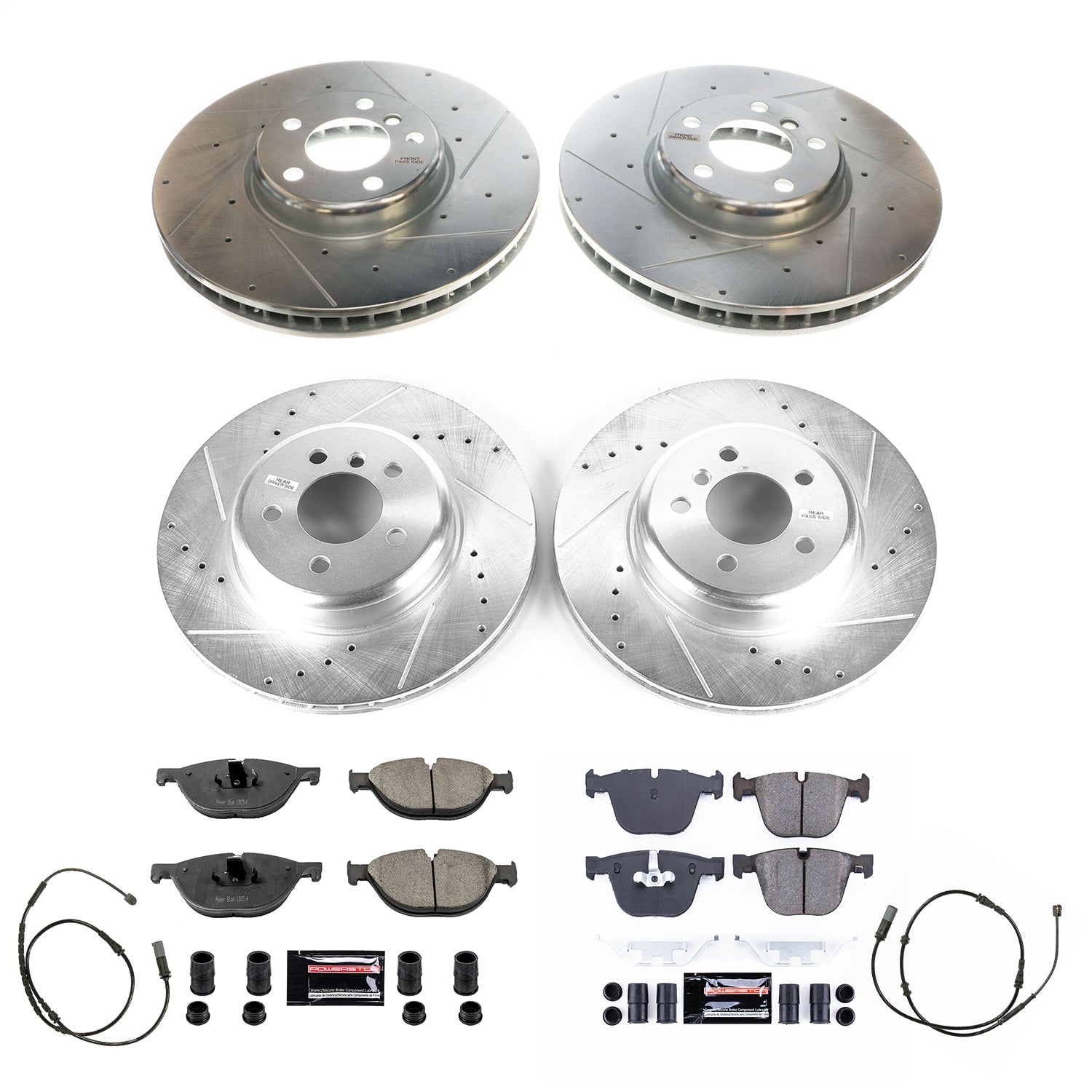 PowerStop Front & Rear Z23 Evolution Brake Kit | BMW 740Li (2011–2015) (K8849)