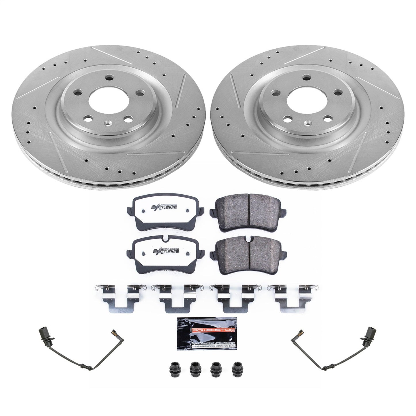 PowerStop Rear Z26 Street Warrior Brake Kit | Audi A8 Quattro (2013–2014) (K8850-26)