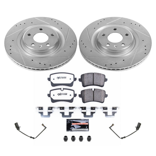 PowerStop Rear Z26 Street Warrior Brake Kit | Audi A8 Quattro (2013–2014) (K8850-26)