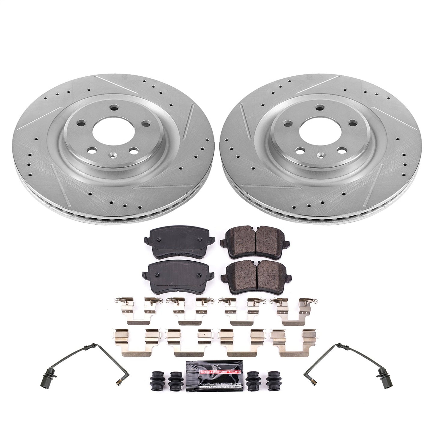 PowerStop Rear Z23 Evolution Brake Kit | Audi A8 Quattro (2013–2014) (K8850)